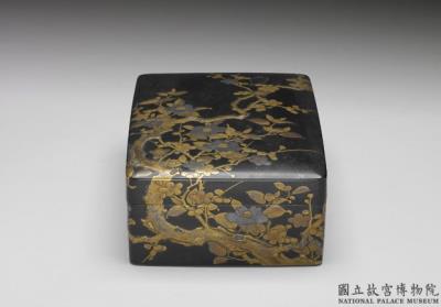 图片[2]-Rectangular lacquer container with plum decor, Qing dynasty (1644-1911)-China Archive